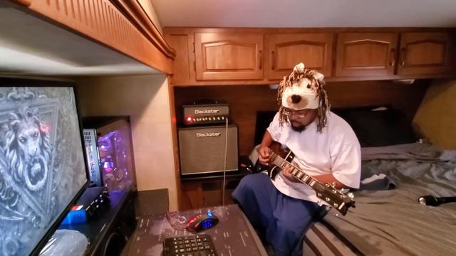 Using my Ibanez art120qa blackstar mkii ht5 amazon looper solo improvisation смотреть онлайн