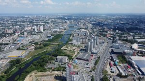 Челябинск с высоты птичьего полёта