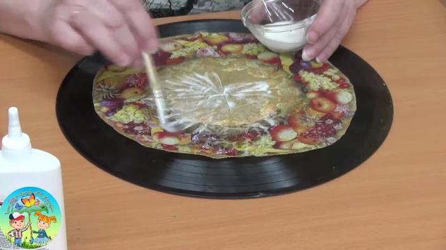 Мастер-класс // Декупаж на виниловой пластинке // ЦДТ "Ново-Переделкино"