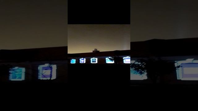 Меняющиеся картинки на  световом шоу в Петропавловской крепости 5