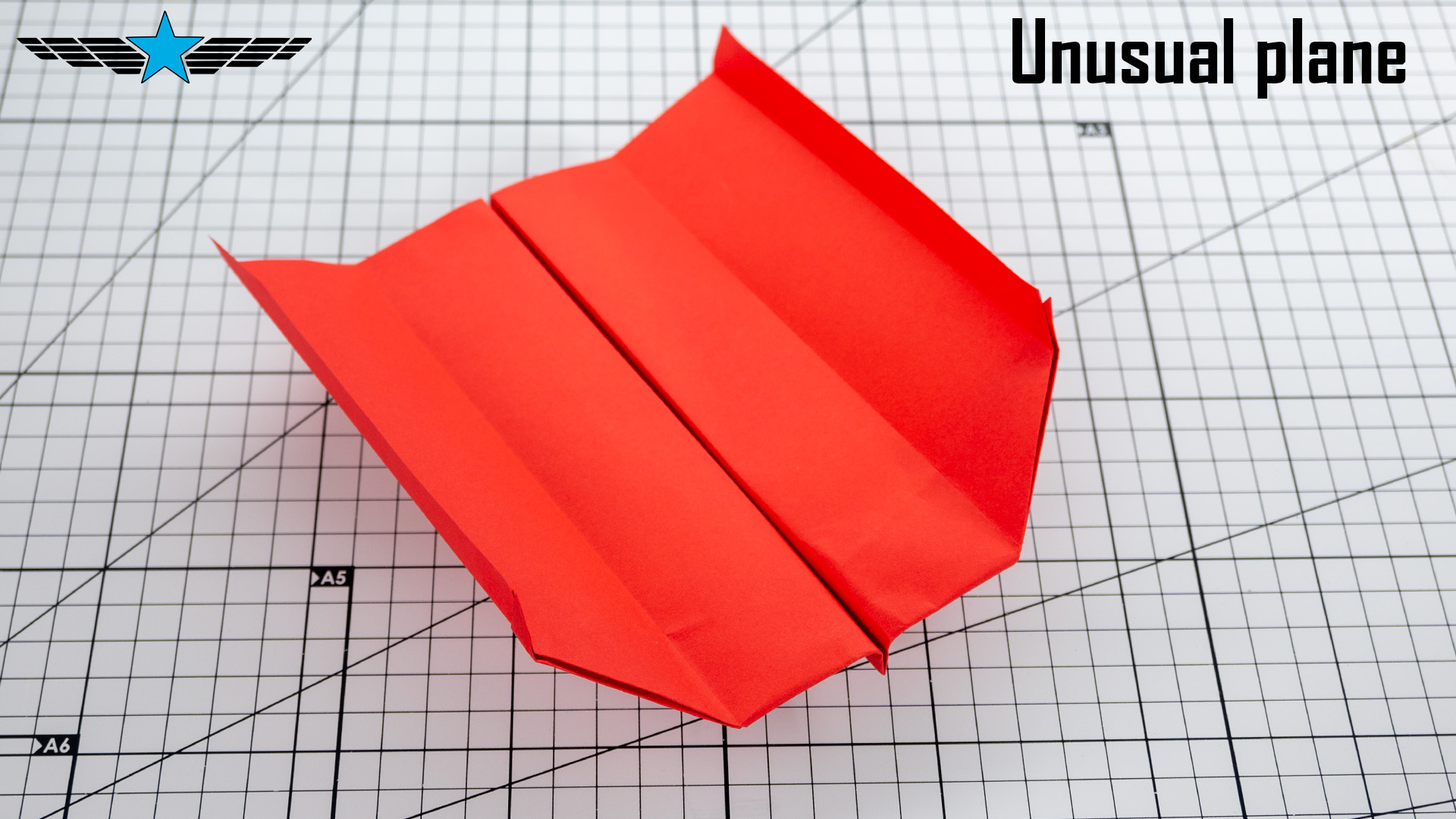 Оригами «Красный самолетик» — складывание знаменитого красного самолетика смотреть онлайн