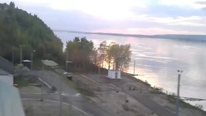 Железнодорожный мост через реку Волгу в Татарстане