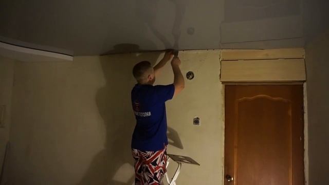 Двухуровневый натяжной потолок в спальне смотреть онлайн