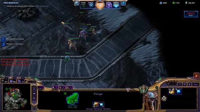 StarCraft 2 Co-Op Dead of Night Vorazun lvl 1000 смотреть онлайн