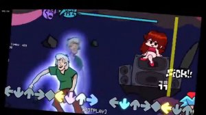 FNF mod (Shaggy God Eater RetroSpecter Remix mod) (BotPlay)