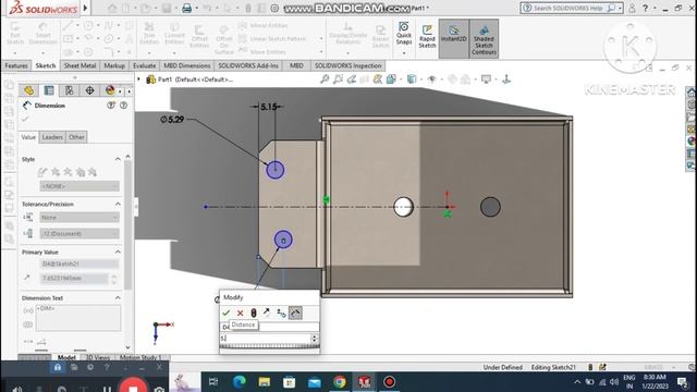 Solidworks Sheet Metal Tutorial Basics 2023 | #solidworks | #autocad | @CADCAMTUTORIALBYMAHTABALAM