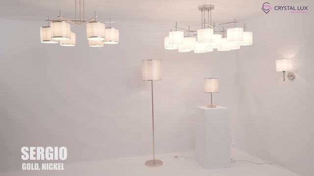 Настольная лампа/Торшер/Бра/Потолочная люстра Crystal Lux Sergio
