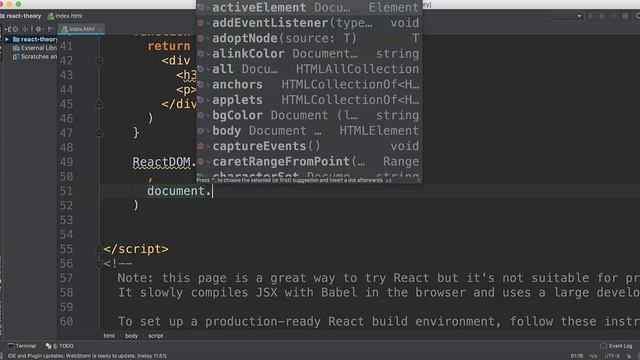 Урок 3. Теория. Что такое React смотреть онлайн