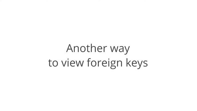 View foreign keys in PostgreSQL using pgAdmin4
