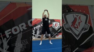 Сход с арабески двумя винтами #туториал ? Партнерский и групповой стант / чирлидинг