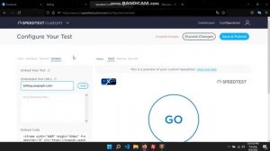 Custom Speedtest Configuration