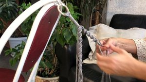 ПОДВЕСНОЕ КАШПО ДЛЯ ЦВЕТОВ СВОИМИ РУКАМИ МАКРАМЕ 4К