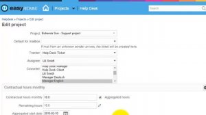 Help Desk Projects in Easy Redmine