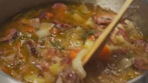 КАПУСТНЯК вкусный и быстрый овощной  суп !
