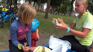 Велопутешествие по Беларуси. Заехали в Ошмяны.