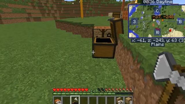 ВЫЖИВАНИЕ В МАЙНКРАФТ #7 /Построил склад / 1.12.2 смотреть онлайн