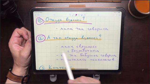 Алгоритм работы с убеждениями