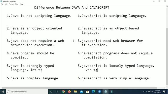 #Difference Java VS JavaScript|Difference Between Java And JavaScript|Java And JavaScript Are Same?