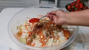 ?КОЧАН КАПУСТЫ И Одна Морковка ! ОБАЛДЕННАЯ КАПУСТА По КОРЕЙСКИ !?
