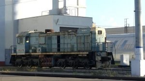 Подвижной состав на территории жд кольца ВНИИЖТ в Щербинке.
