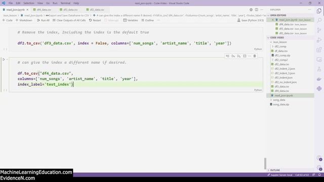 Save pandas dataframe as csv using python and pandas