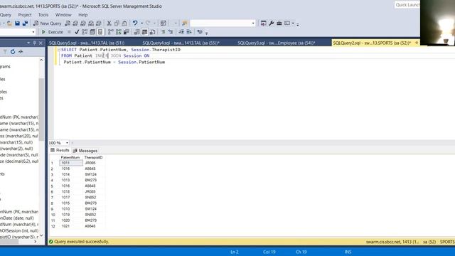 SQL LEFT OUTER AND INNER JOIN смотреть онлайн