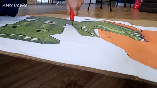 Дракон, который следит за тобой! Что если увеличить его в 100 раз? alex boyko смотреть онлайн