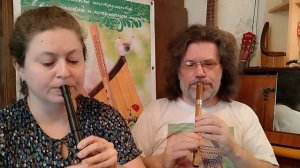 "Анемоны", Делавинь (Philibert Delavigne (De La Vigne)),  дуэт свирелей.mp4