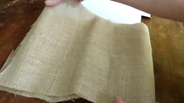 Упаковка из мешковины Мастер класс смотреть онлайн