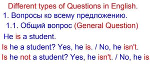 Вопросы в английском языке.Вопросы на английском. Вопросительные предложения.