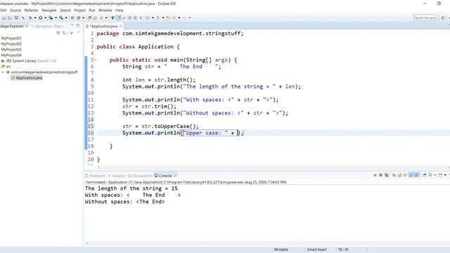 005 Helpful String Methods in Java смотреть онлайн