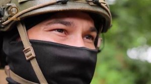 Военнослужащий батальона «Восток-АХМАТ» МО РФ, пулемётчик с позывным «Малыш».