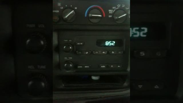 How To: change the time on Chevy express 2500 work Van