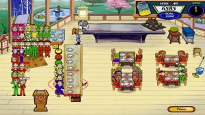 Diner Dash 2: Restaurant Rescue Walkthrough - Level #40 - Toshiro's Grill - New Plants