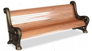 Скамейка парковая чугунная ВДНХ, 3,3м обзор 9066 бренд производитель