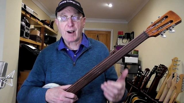 Crawford Banjos - 5 String Fretless Tackhead Banjo Video Review смотреть онлайн