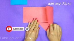 Поделки из бумаги для детей Игра в кальмара Ттакджи ✨ How to make Ddakji  Squid Game