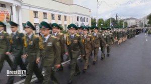 Брест. День пограничника 2019. Парад по ул.Ленина