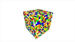 ИИ собирает Кубик Рубика 55х55 [Перевод Code Bullet]