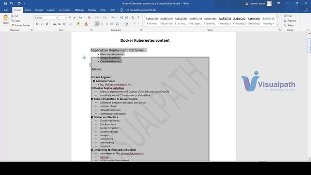 Docker & Kubernetes Online Training Demo by Visualpath | +91 9989971070 смотреть онлайн