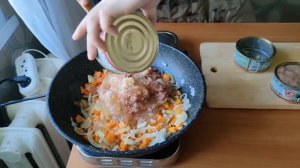Бомбическая перловка с тушенкой