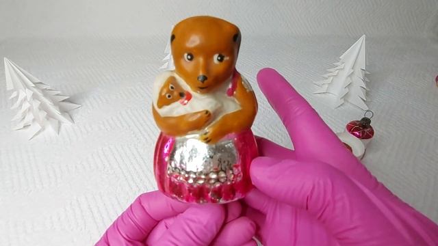 Как правильно снять подвес, как подобрать краску, какой клей использовать? Елочные игрушки СССР.