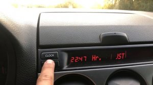 КАК НАСТРОИТЬ ЧАСЫ МАЗДА 6