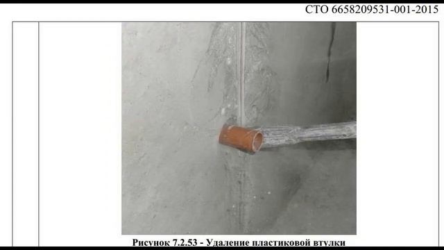 Инструкция по гидроизоляции (герметизации)  монтажных отверстий от тяжей опалубки в бетоне