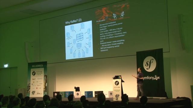 SymfonyLive Phantasialand 2018 - René Kerner - The Big Whoop! Apache Kafka mit Protobuf und Symfon смотреть онлайн