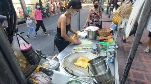 Bangkok ANGEL Most Kind And Beautiful ROTI LADY PUY - Thailand Street Food