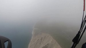 Полёты на параплане, Южная Озереевка. Трёмся подвеской о скалы.