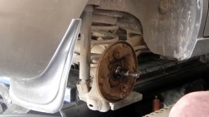 Daewoo Lanos (Sens) часть 1 замена задних колодок подшипника