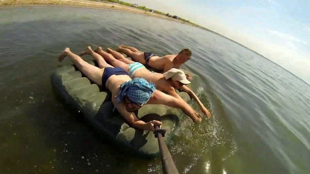 Лето 2014 год. Озеро Калды, июнь. Кайтинг на озере Калды. смотреть онлайн