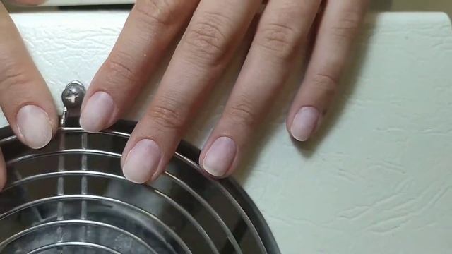 Перенаращивание. Креативный а-ля френч с поталью. смотреть онлайн